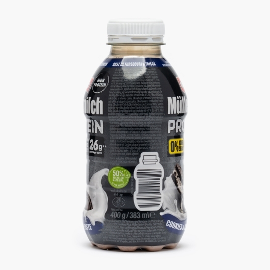 Băutură proteică din lapte cu gust de fursecuri, cu îndulcitori, 400g