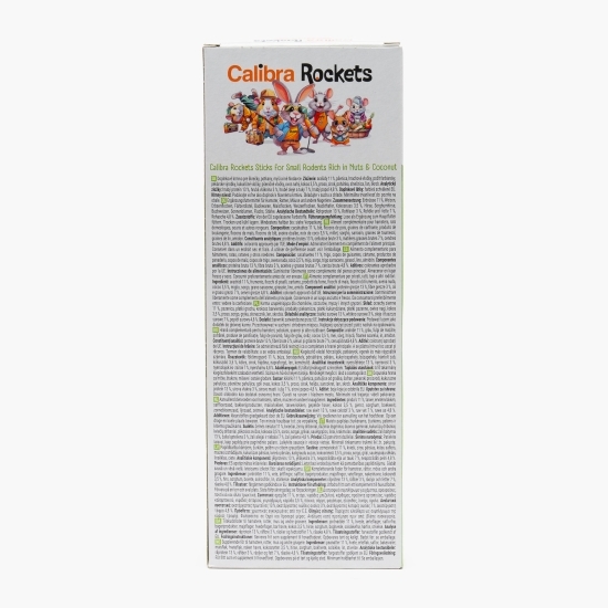 Hrană complementară batoane pentru rozătoare mici, nuci & cocos, 120g