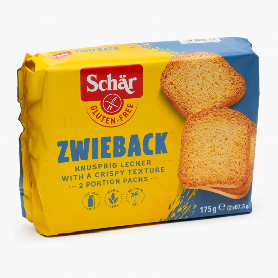 Pâine prăjită feliată fără gluten 175g 