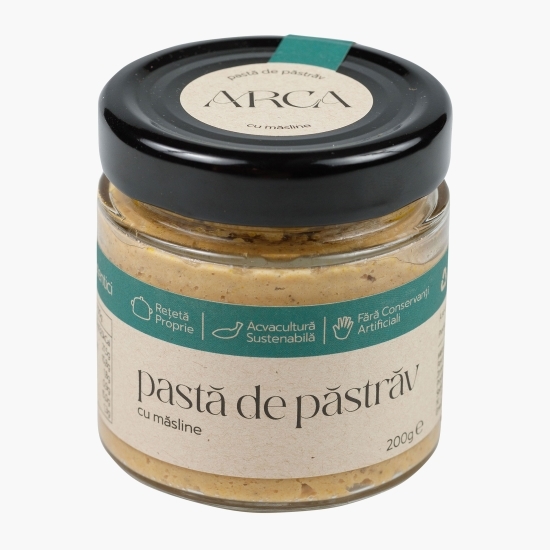 Pastă de păstrăv cu măsline, 200g