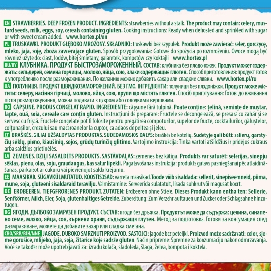 Căpșuni congelate 300g
