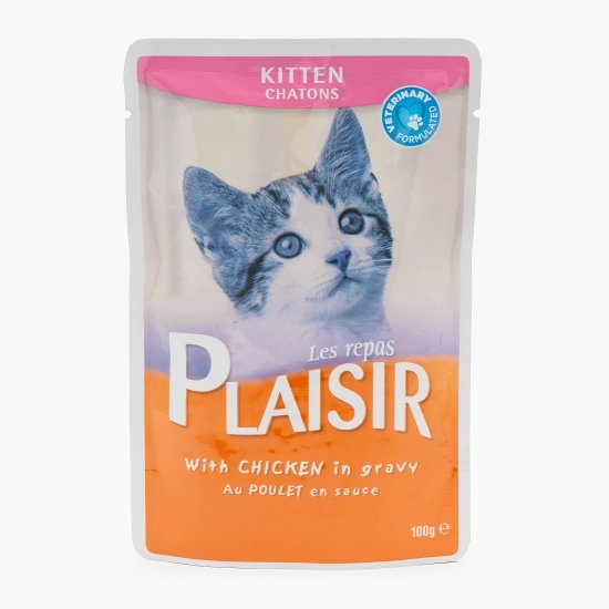 Hrană umedă pentru pisici Kitten 100g