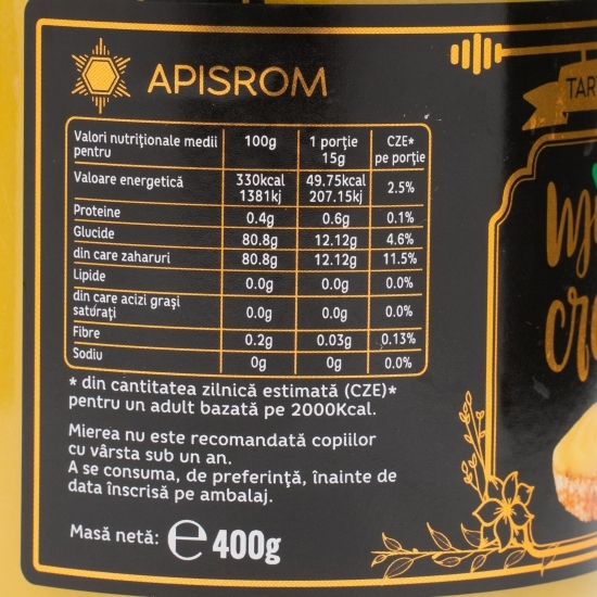 Miere cremă polifloră 400g