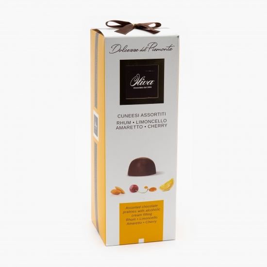 Praline Cunesi (rom, limoncello, amaretto, cireșe) 300g