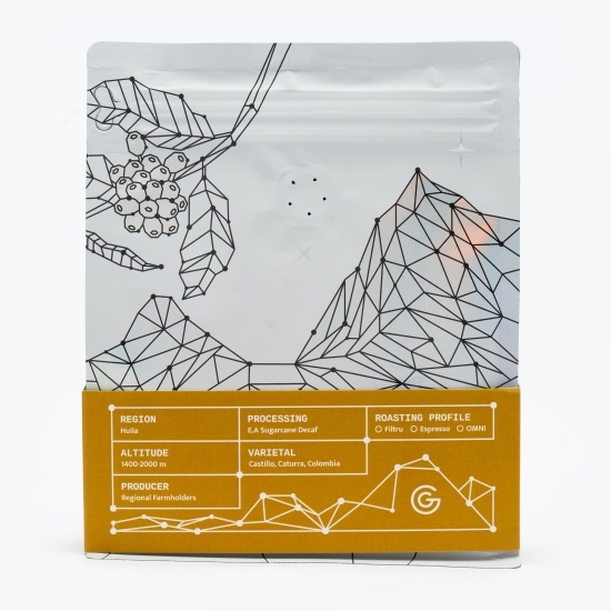 Colombia Origin Select 250g cafea de specialitate boabe decofeinizată
