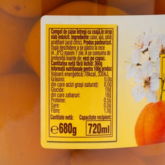 Compot de caise 680g