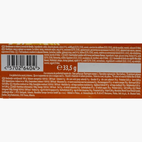 Dropsuri cu miere și aromă de lămâie 33.5g