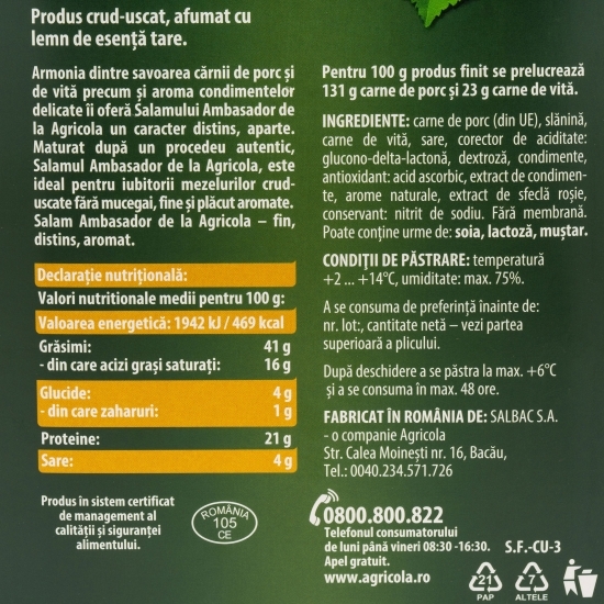 Salam Ambasador feliat 100g