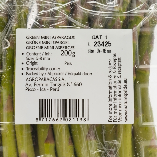 Baby sparanghel 200g
