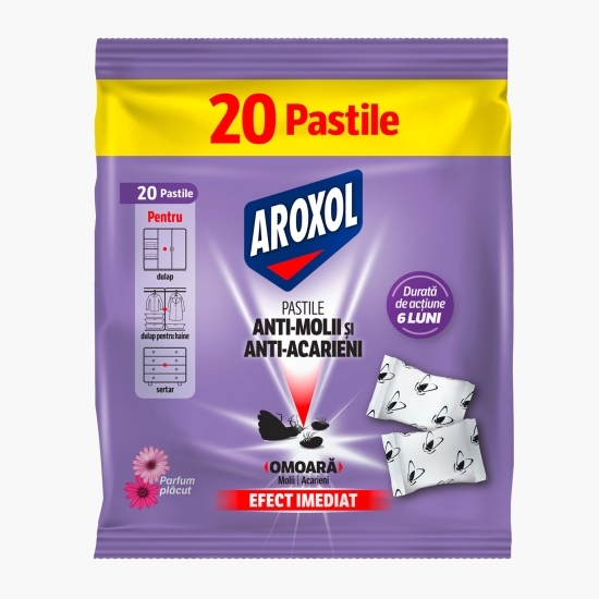 Pastile împotriva moliilor și acarienilor 20 buc