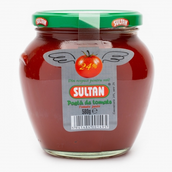 Pastă de tomate 24% 580g