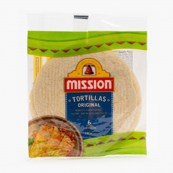 Lipii din făină de grâu Tortillas, 6 buc 240g