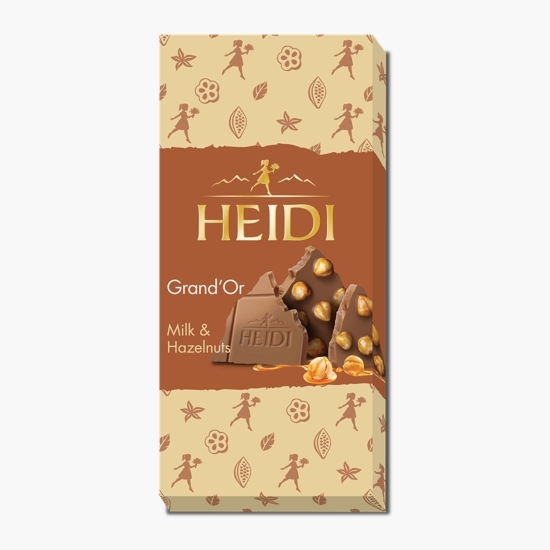 Ciocolată lapte cu alune de pădure 100g