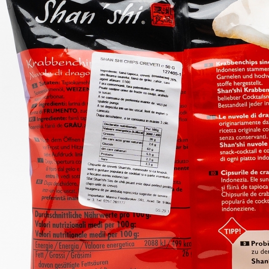 Chips creveți 50g
