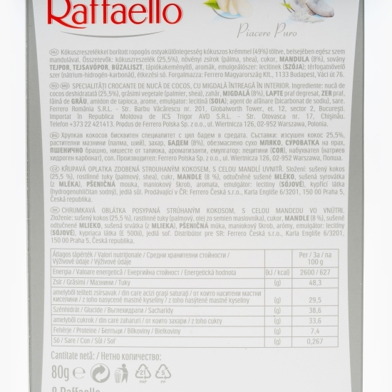 Specialități crocante de nucă de cocos 80g
