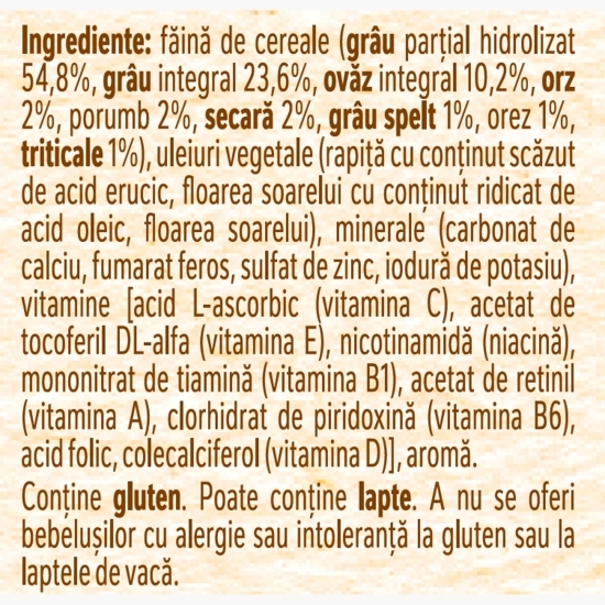 Mix 8 cereale +8 luni, 250g