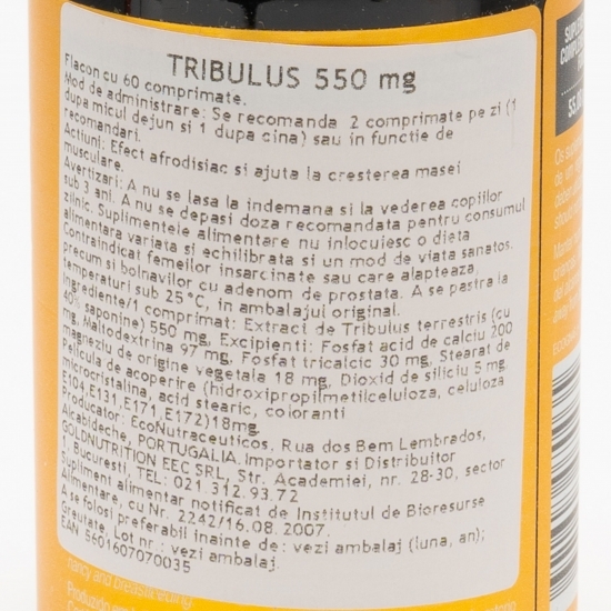 Tribulus 550mg 60 comprimate