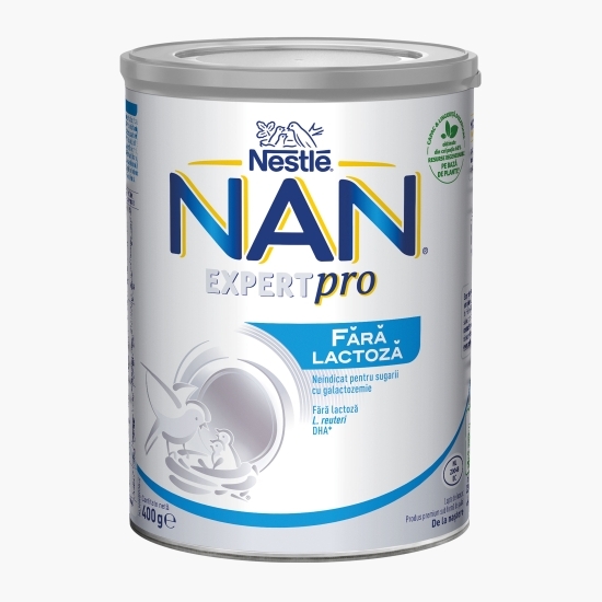 Formulă de lapte praf fără lactoză, +0 luni, 400g