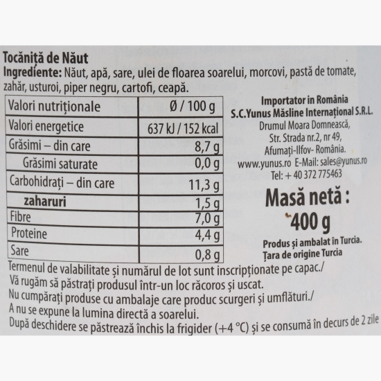 Tocăniță de năut, 400g