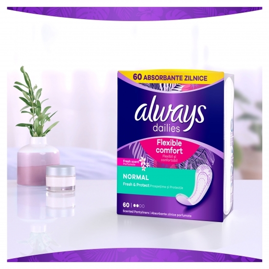 Absorbante zilnice Fresh&Protect normal 60 buc