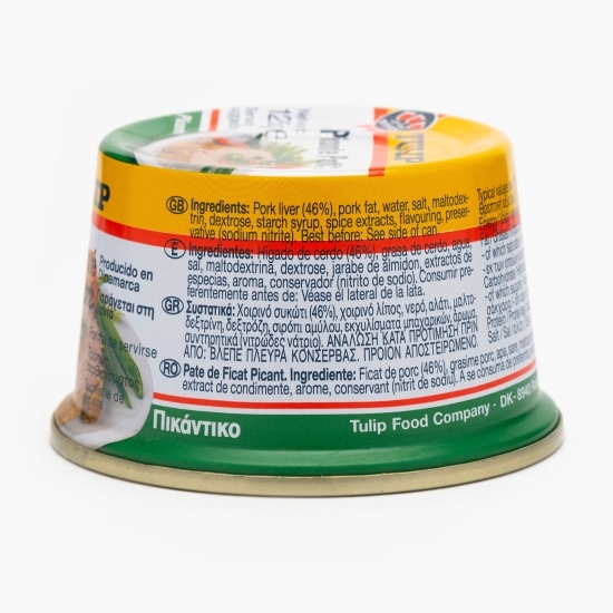 Pate de ficat picant 125g