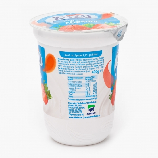 Iaurt cu căpșuni 400g