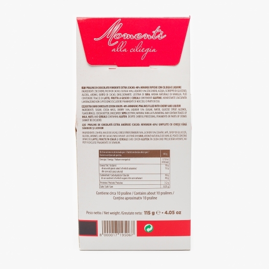 Praline de ciocolată umplute cu cireșe și lichior 115g