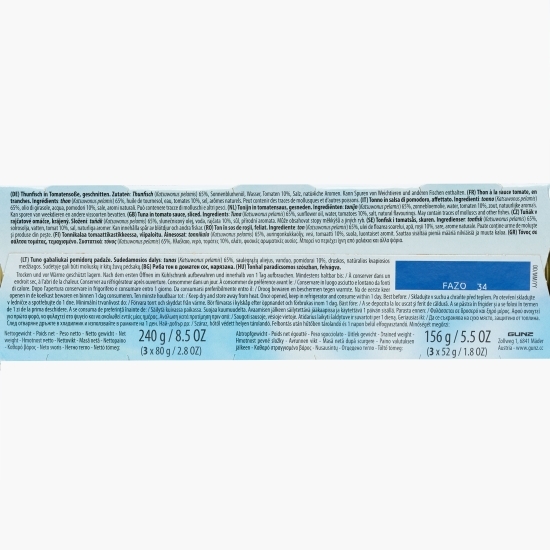 Ton în sos de roșii 240g (3x80g)