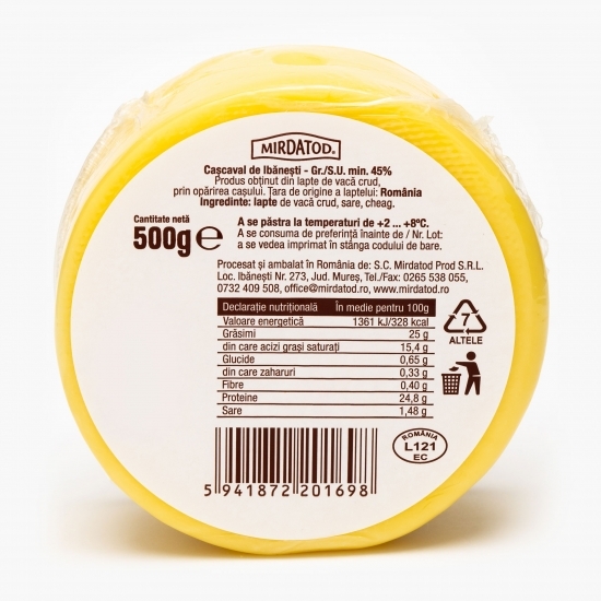 Cașcaval de Ibănești 500g