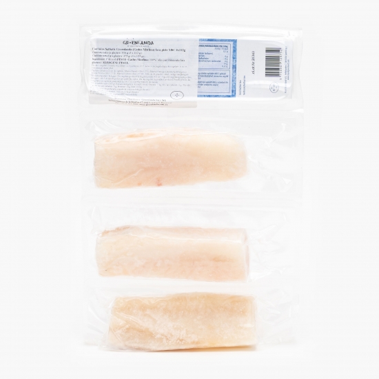 Cod Loins sălbatic Groenlanda fără piele 3x112g