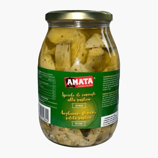 Anghinare sferturi în ulei, condimentate 960g