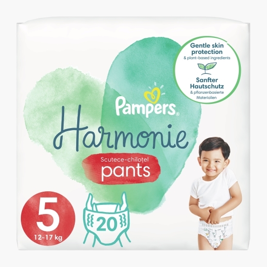 Scutece chiloțel Pants Harmonie mărimea 5, 12-17kg, 20 buc