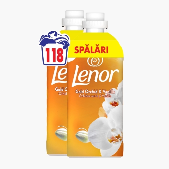 Balsam de rufe Orchid & Vanilla, 118 spălări, pachet 2x1.239l