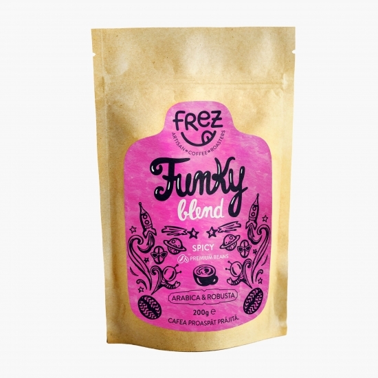 Cafea boabe prăjită 100% Arabica Frez Funky Blend 200g