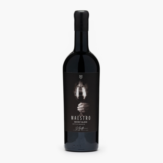 Vin roșu demisec Secret Blend Reserve, 15%, 0.75l