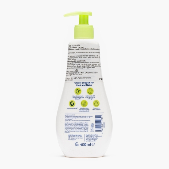 Gel de duș pentru copii, piele și păr, Sensitiv 400ml