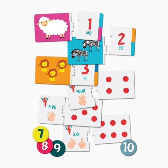 Joc educativ Numerele, 3-5 ani