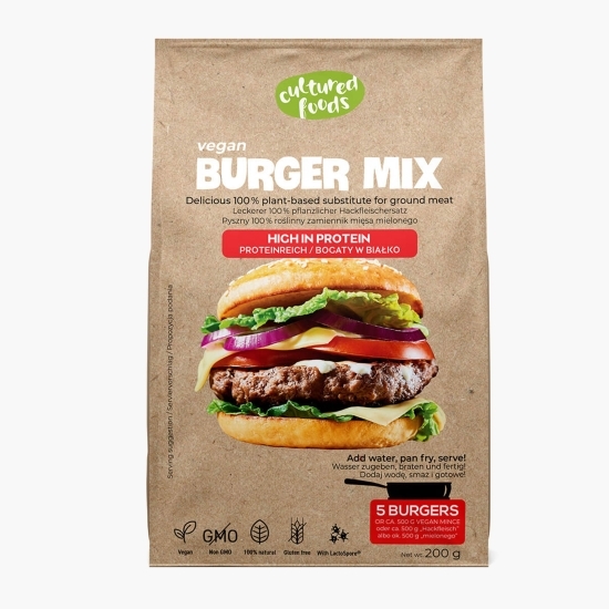 Înlocuitor carne tocată pentru burger 200g