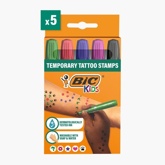 Tatuaje temporare Kids, 5 ștampile