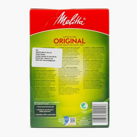 Filtru cafea din hârtie, no.4, 40 buc