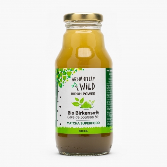 Sevă de mesteacăn cu matcha eco 330ml