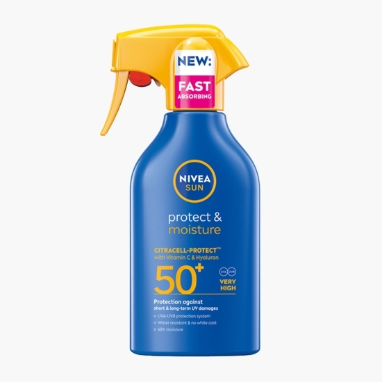 Spray de protecție solară Protect & Moisture, SPF 50+, 270ml