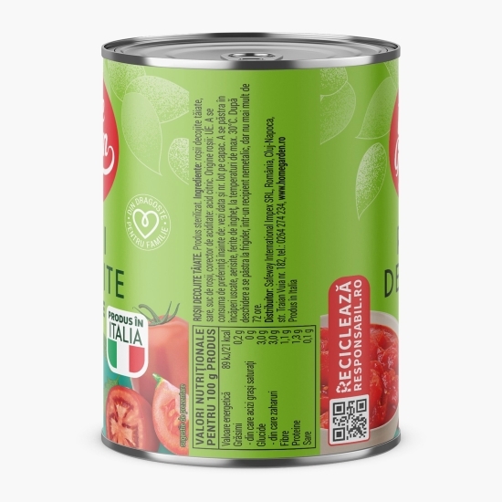 Pulpă de roșii decojite 400g