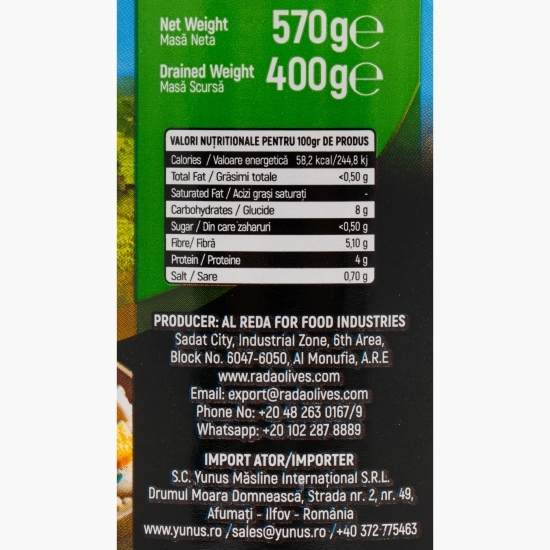 Fasole albă cu legume, 570g
