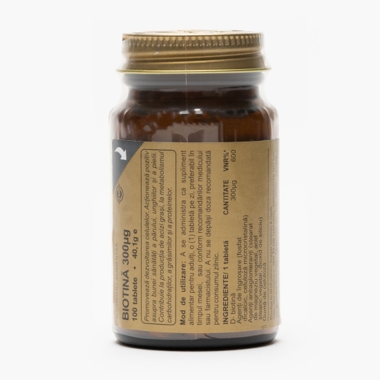 Biotină 300mcg, 100 tablete