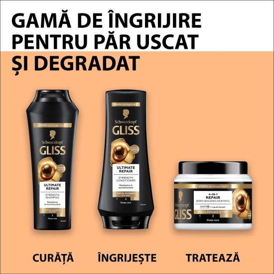 Balsam pentru păr uscat și extrem de degradat Ultimate Repair 200ml