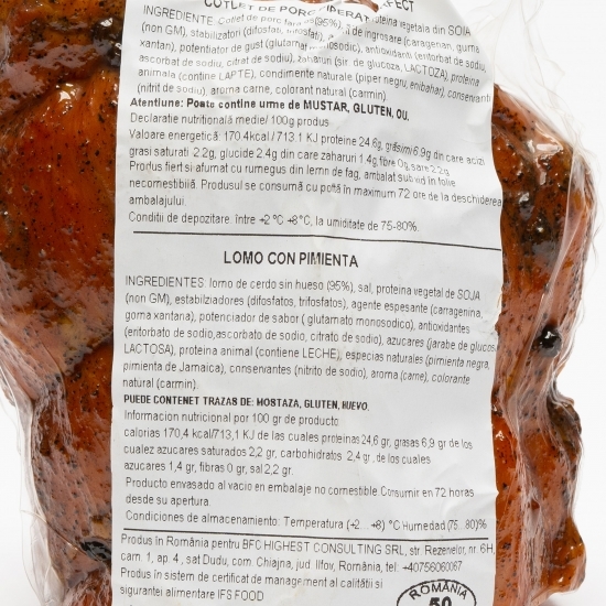 Cotlet de porc piperat perfect 400g