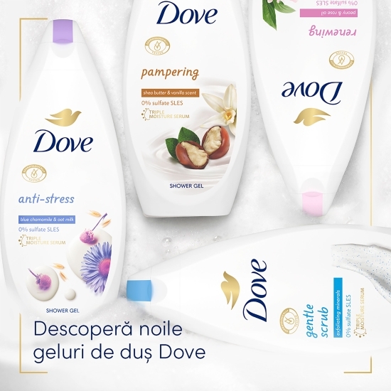 Gel de duș Antistress cu extract de mușețel albastru și ovăz 450ml