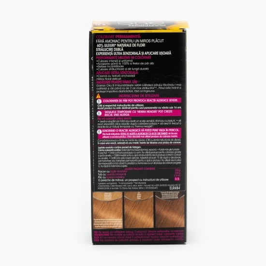 Vopsea de păr permanentă fără amoniac 8.31 Golden ashy blonde 112ml