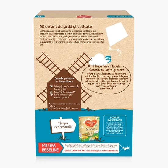 Cereale integrale cu mere Vise plăcute de la 8 luni 250g